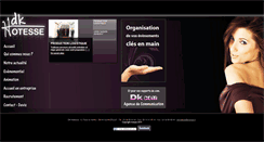 Desktop Screenshot of dk-hotesse.fr